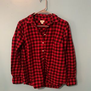 JCrew Buffalo check button down